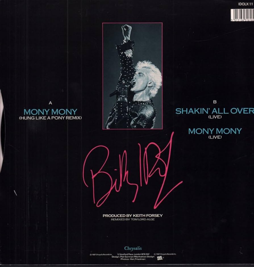 Amazon.co.jp: Mony Mony - Billy Idol 12